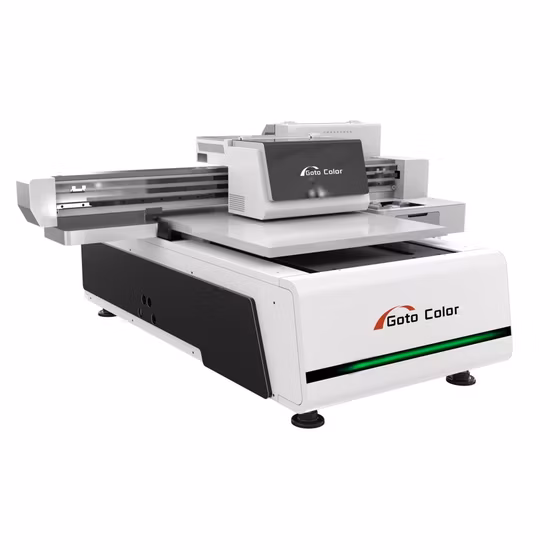 Gotocolor 1000 W industrieller UV-Drucker, weicher PVC-Film, Wandpapier, Leder, digitaler kleiner UV-Flachbettdrucker